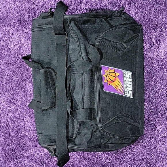 Vintage Bags Vintage Phoenix Suns Flaming Sun Basketball Logo Patch Duffle Bag Poshmark